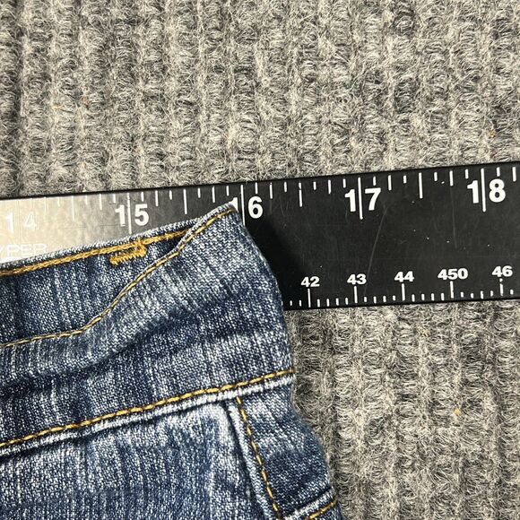 Duck Head Jeans Womens 14P Regular Fit Blue Denim High Rise Relaxed Cotton Blend - Picture 10 of 16